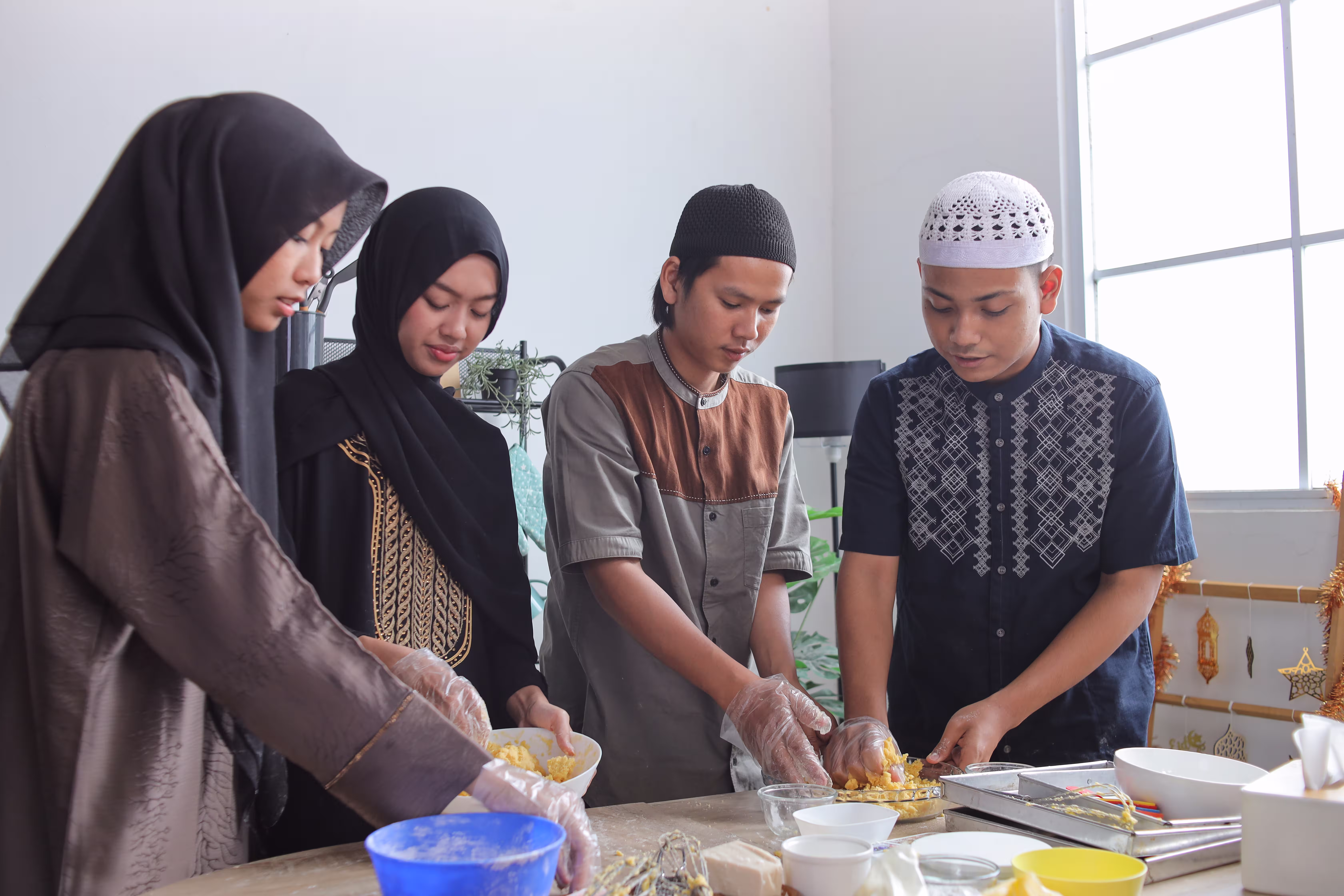 Kegiatan belajar mengajar di MTS Darussalam